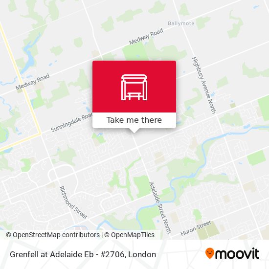 Grenfell at Adelaide Eb - #2706 map