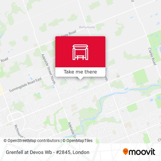 Grenfell at Devos Wb - #2845 map