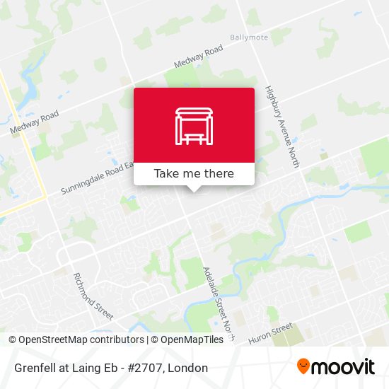 Grenfell at Laing Eb - #2707 map