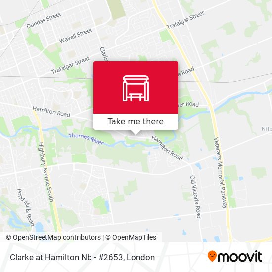 Clarke at Hamilton Nb - #2653 map