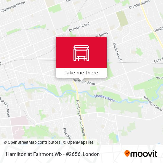 Hamilton at Fairmont Wb - #2656 map