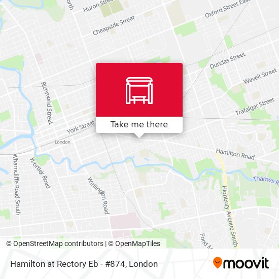 Hamilton at Rectory Eb - #874 map