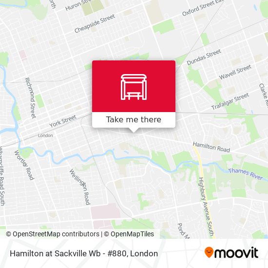 Hamilton at Sackville Wb - #880 map