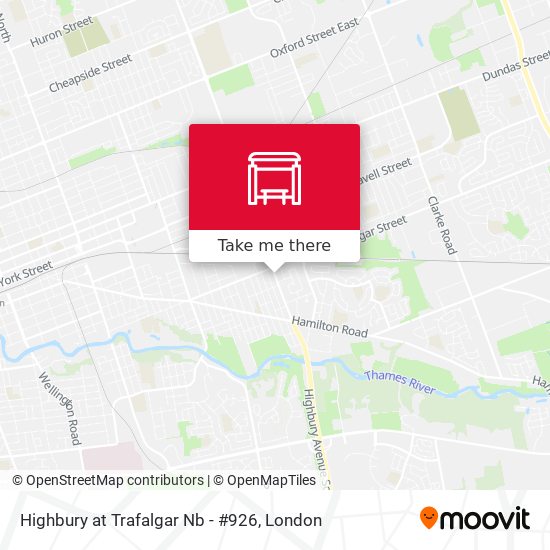 Highbury at Trafalgar Nb - #926 map