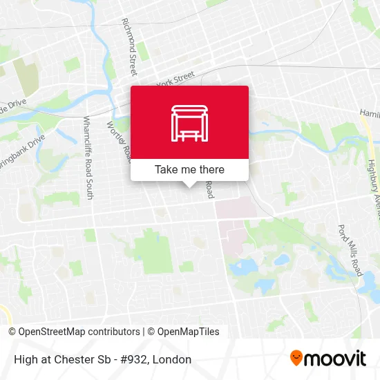 High at Chester Sb - #932 map