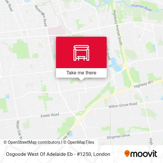 Osgoode West Of Adelaide Eb - #1250 map