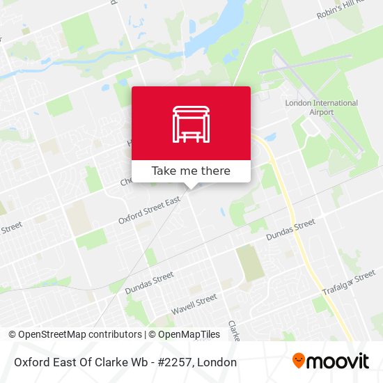 Oxford East Of Clarke Wb - #2257 map