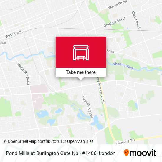 Pond Mills at Burlington Gate Nb - #1406 map