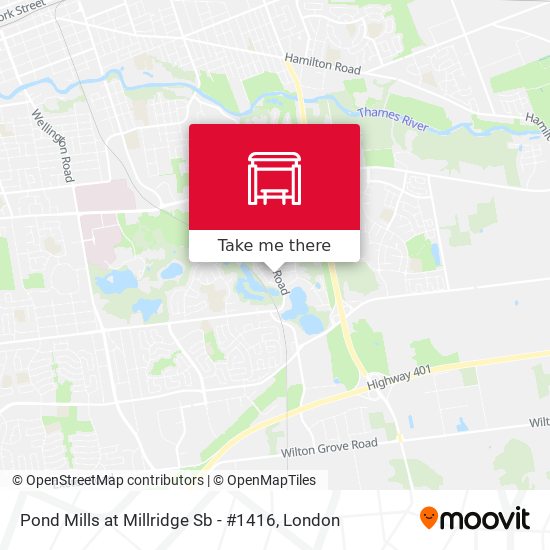 Pond Mills at Millridge Sb - #1416 map