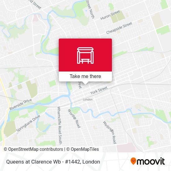 Queens at Clarence Wb - #1442 map