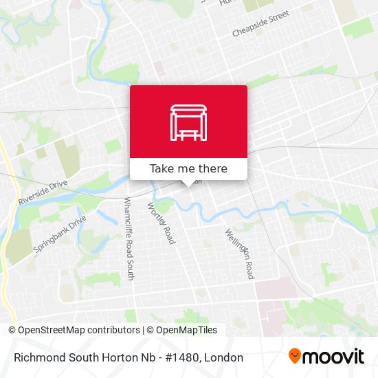 Richmond South Horton Nb - #1480 map