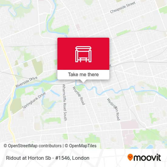 Ridout at Horton Sb - #1546 map