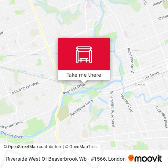 Riverside West Of Beaverbrook Wb - #1566 map