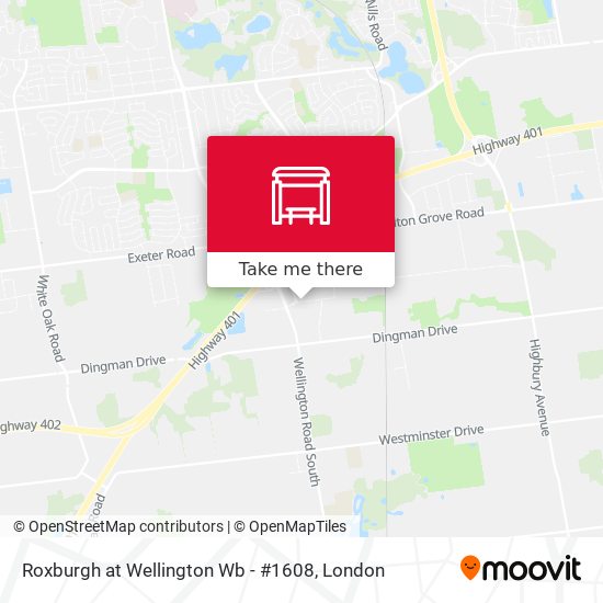 Roxburgh at Wellington Wb - #1608 map