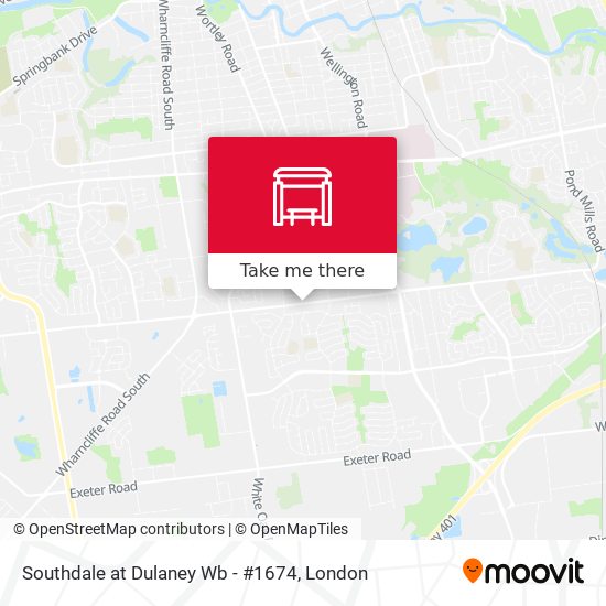 Southdale at Dulaney Wb - #1674 map