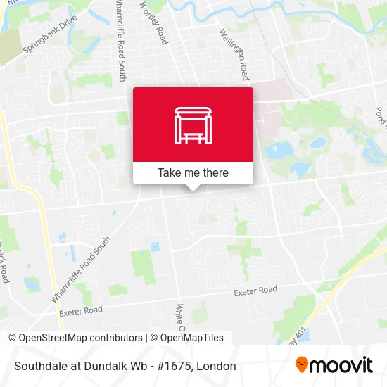 Southdale at Dundalk Wb - #1675 map