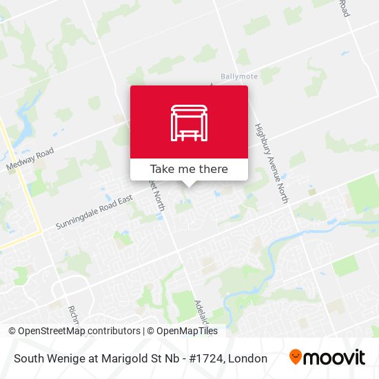 South Wenige at Marigold St Nb - #1724 map