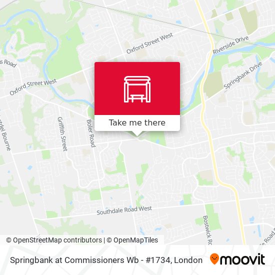 Springbank at Commissioners Wb - #1734 map