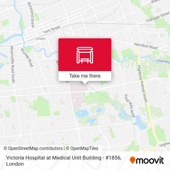 Victoria Hospital at Medical Unit Building - #1856 plan