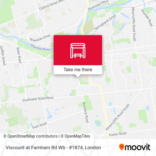 Viscount at Farnham Rd Wb - #1874 map
