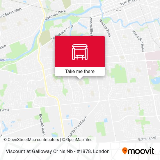 Viscount at Galloway Cr Ns Nb - #1878 map