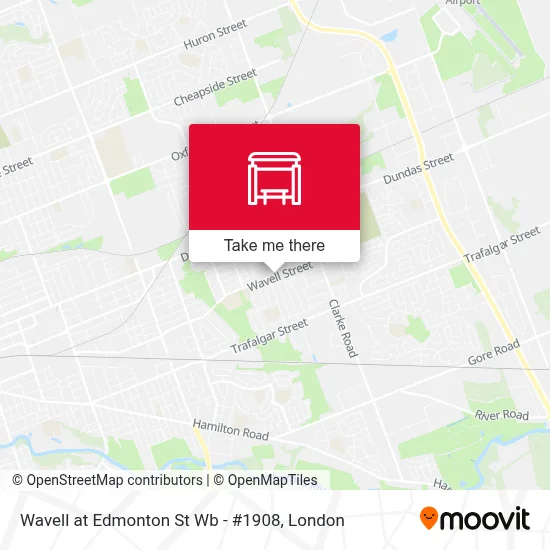 Wavell at Edmonton St Wb - #1908 map