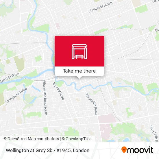 Wellington at Grey Sb - #1945 map
