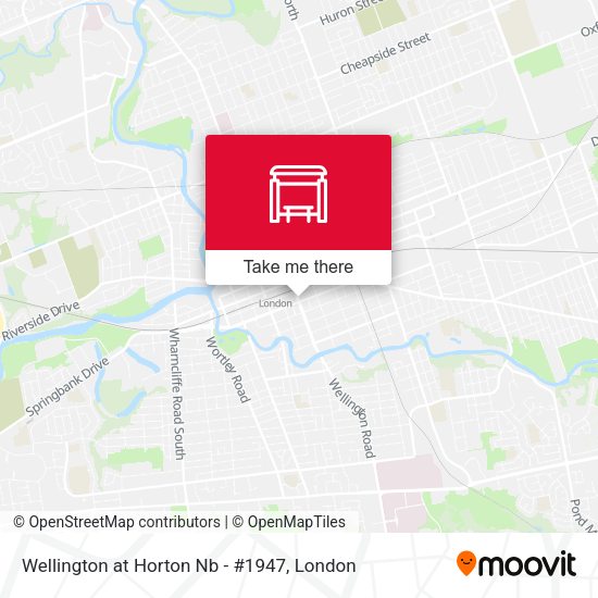 Wellington at Horton Nb - #1947 map