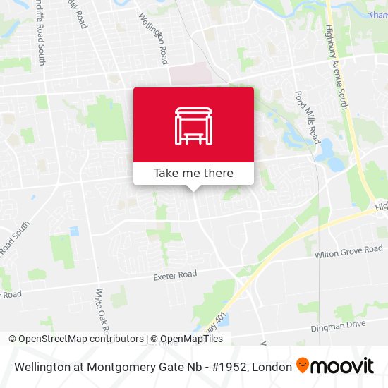 Wellington at Montgomery Gate Nb - #1952 map
