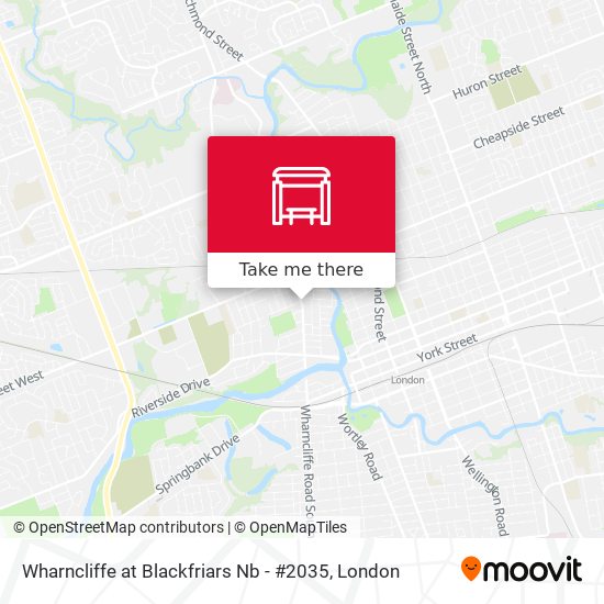 Wharncliffe at Blackfriars Nb - #2035 map