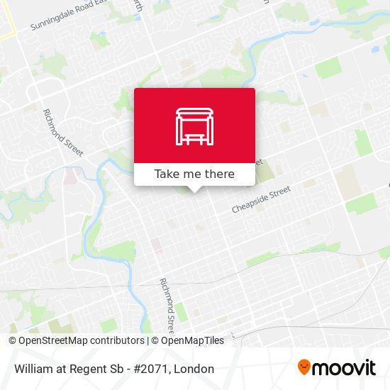 William at Regent Sb - #2071 map