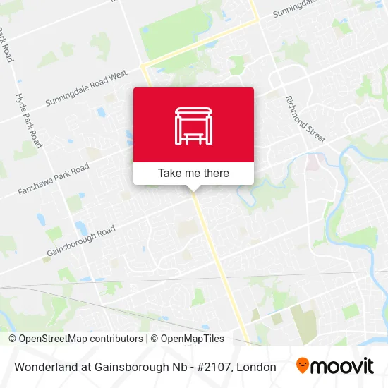 Wonderland at Gainsborough Nb - #2107 map