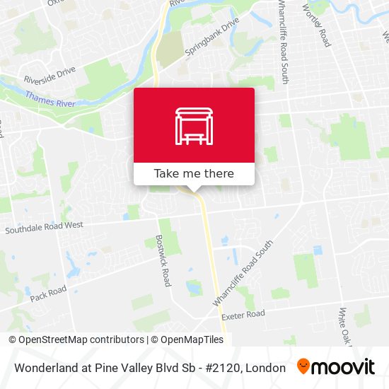 Wonderland at Pine Valley Blvd Sb - #2120 map