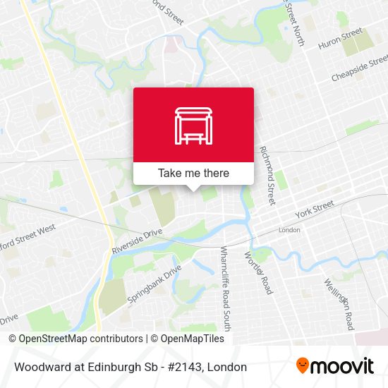 Woodward at Edinburgh Sb - #2143 map