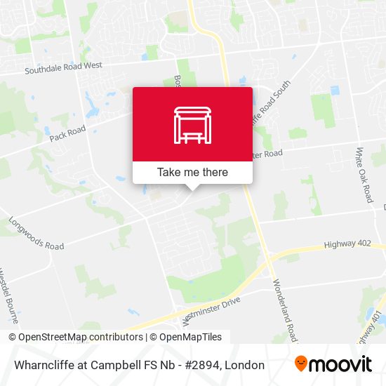 Wharncliffe at Campbell FS Nb - #2894 map