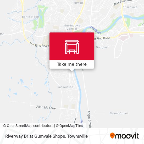 Riverway Dr at Gumvale Shops map