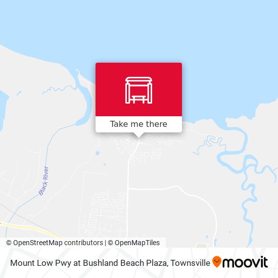 Mapa Mount Low Pwy at Bushland Beach Plaza