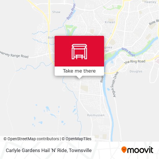 Carlyle Gardens Hail 'N' Ride map