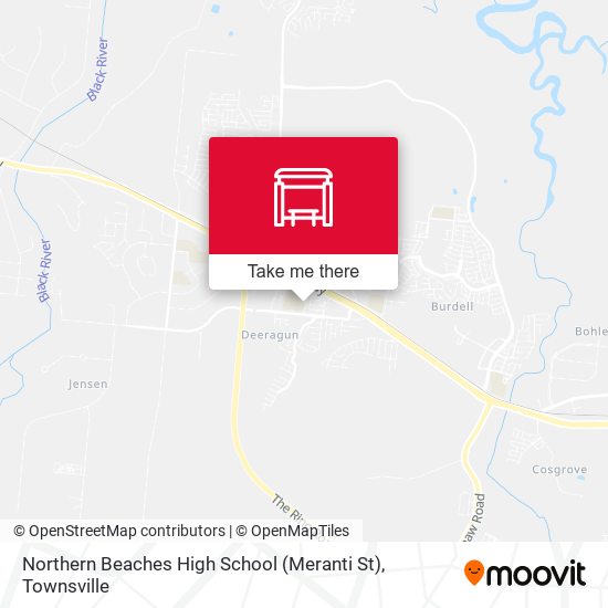 Mapa Northern Beaches High School (Meranti St)