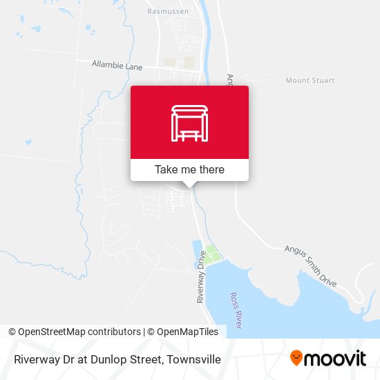 Riverway Dr at Dunlop Street map