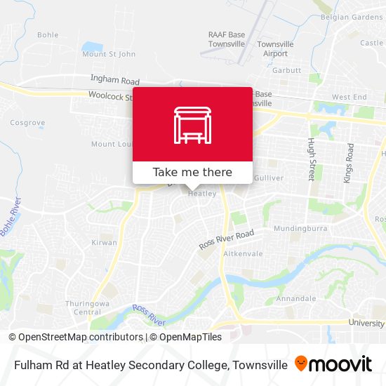 Mapa Fulham Rd at Heatley Secondary College