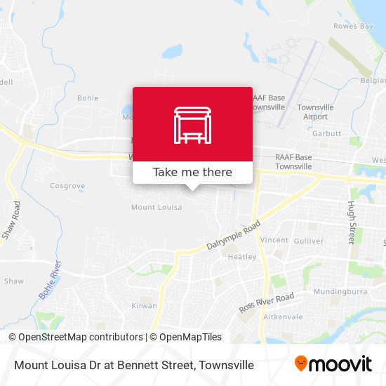 Mapa Mount Louisa Dr at Bennett Street