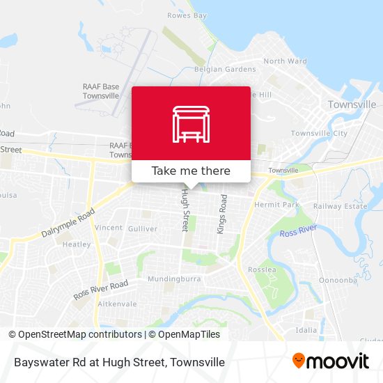 Bayswater Rd at Hugh Street map