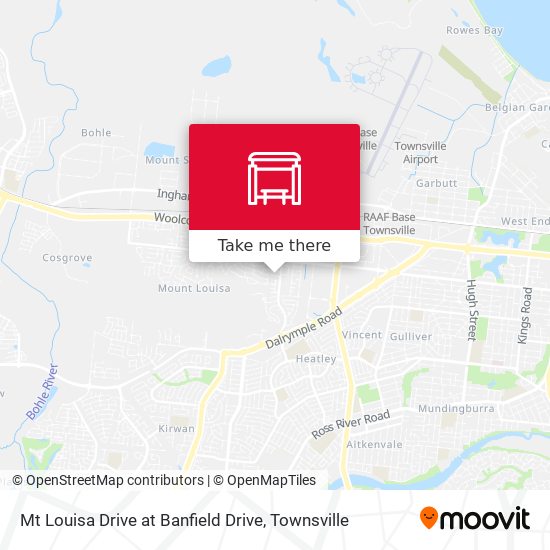 Mapa Mt Louisa Drive at Banfield Drive