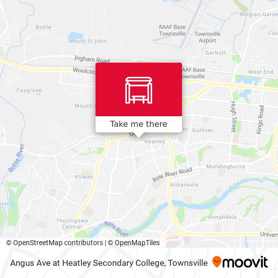 Angus Ave at Heatley Secondary College map