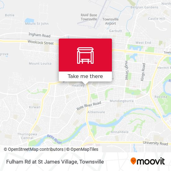 Mapa Fulham Rd at St James Village