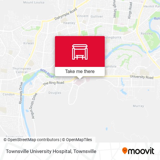 Mapa Townsville University Hospital