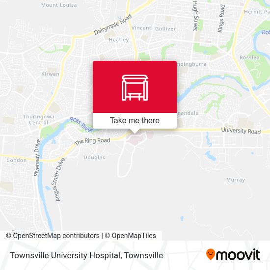 Townsville University Hospital map