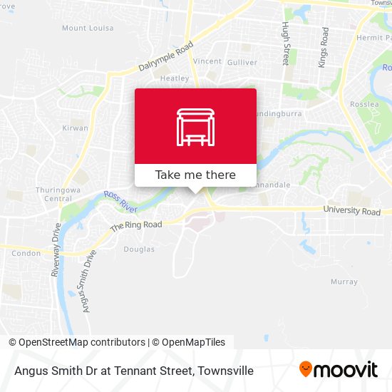 Mapa Angus Smith Dr at Tennant Street