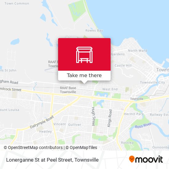 Lonerganne St at Peel Street map